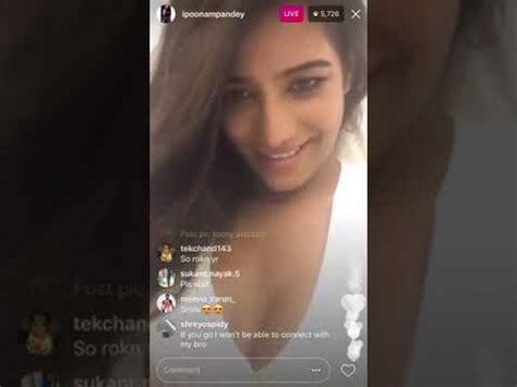 Poonam Pandey January 2022 Nude Live 